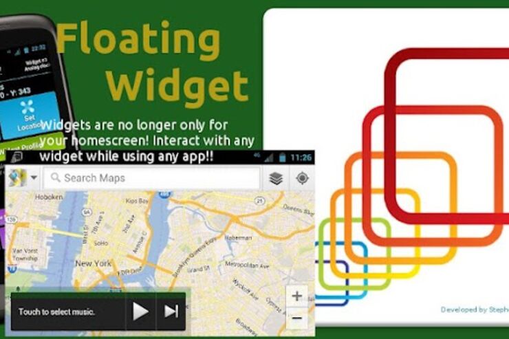 アプリ「Floating Widget」あらゆるウィジェットをオーバーレイ仕様にできるアプリ #Android