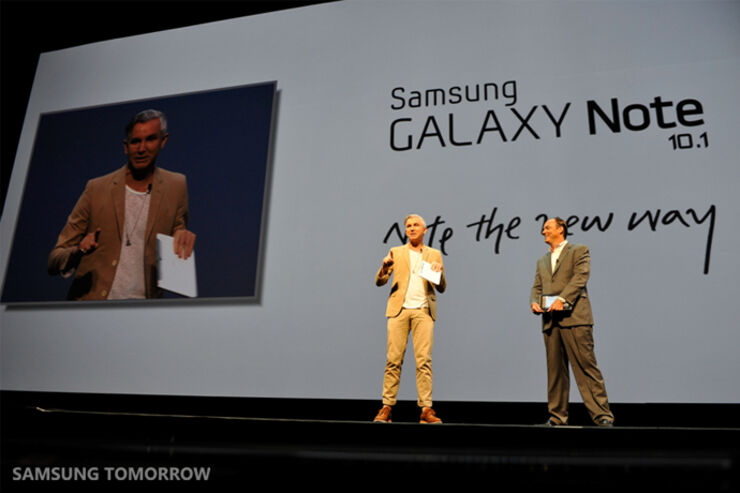 Samsung、クアッドコア搭載タブレットサイズのノート端末「GALAXY Note 10.1」を発表
