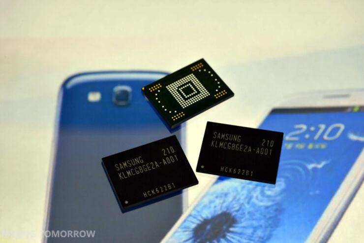 Samsung、最速NANDメモリ「eMMC Pro Class 1500」の量産を開始、スマホの64GB ROM化が加速へ