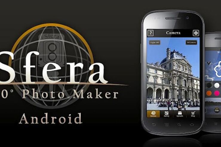 アプリ「Sfera」360°パノラマ撮影カメラアプリ #Android