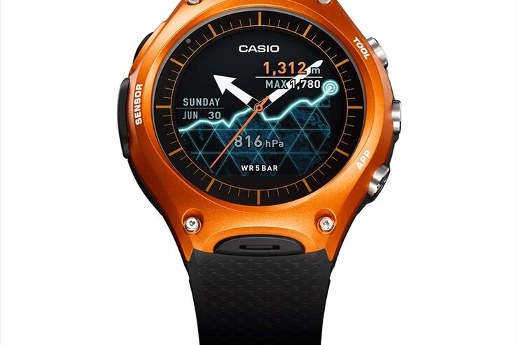 カシオ、完成度の高いアウトドア向けスマートウォッチ「WSD-F10」を3月発売