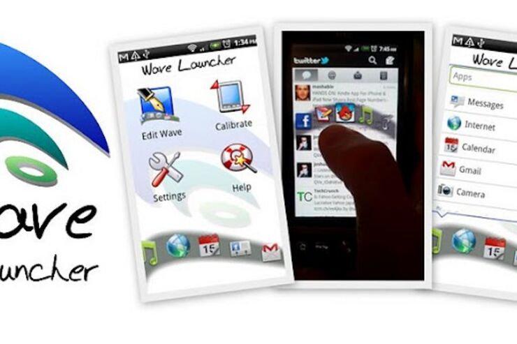アプリ「Wave Launcher」波形のランチャーがスタイリッシュ #Android