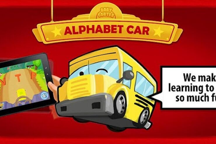 ベビー アルファベット カー：本場の発音で英語を学ぶ #Androidアプリ