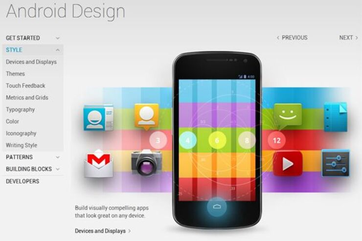 死せるジョブズ、生けるGoogleを走らす――Android開発者のためのWebサイト「Android Design」スタート