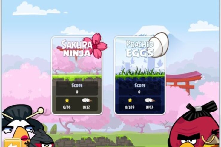 「Angry Birds×フジテレビ」が開設、新エピソード「サクラ・ニンジャ」を公開中