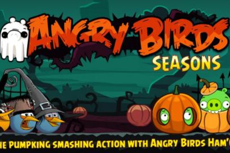 Angry Birds Seasonsがハロウィンバージョンに、新種のオレンジ鳥が登場