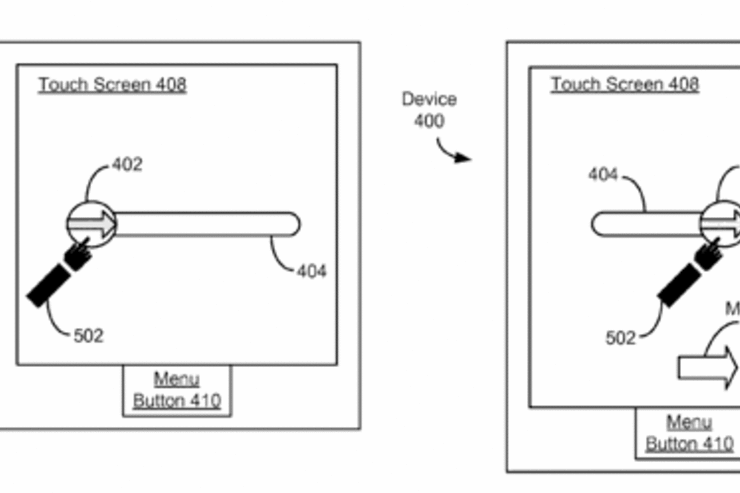 Apple 画面アンロックスライダーに関する特許を取得 Androidにも影響？