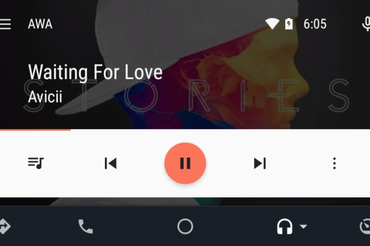 「AWA」がAndroid Autoをサポート、車載機器でも楽曲再生が可能に　三菱自が展示