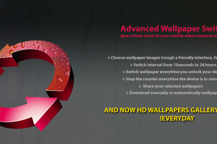 「Advanced Wallpaper Switcher」壁紙を最小10秒の間隔で自動切替してくれる無料アプリ #Android