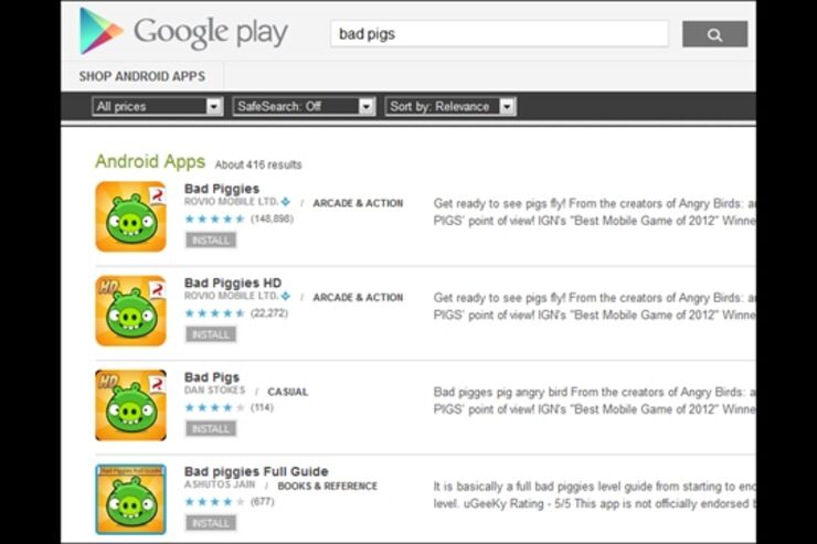 真に邪悪な「Bad Pigs」に注意、Angry Birdsの敵ブタに偽装したフィッシング詐欺アプリ