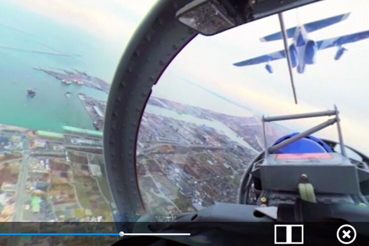 飛行を360度全方位パノラマで体験、航空自衛隊の公式アプリ「BIve」登場
