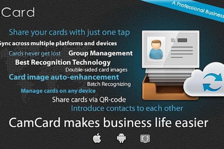 アプリ「CamCard」名刺をOCRで電子化して管理 #Android