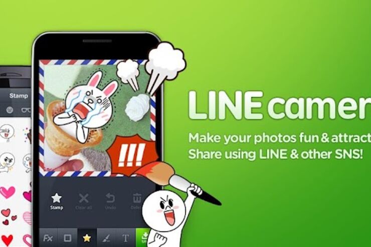 「LINE camera」がアップデート、スタンプやフィルタなどデコ素材の追加、撮影機能の改善など