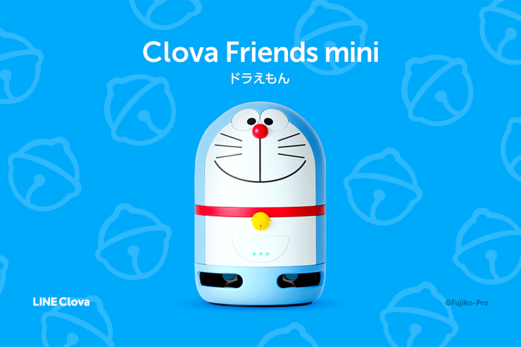 LINE、ドラえもんとおしゃべり可能なスマートスピーカー「Clova Friends mini」を発売