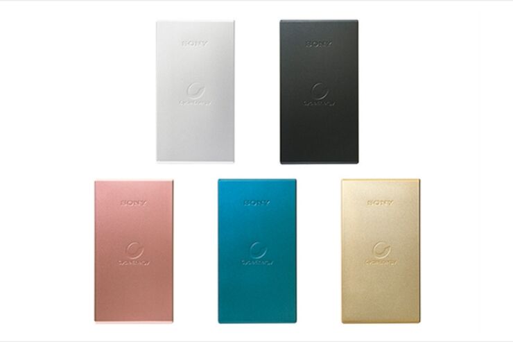 ソニー、カラバリ豊富で5,000mAh搭載の薄型モバイルバッテリー「CP-F5」を7月20日発売