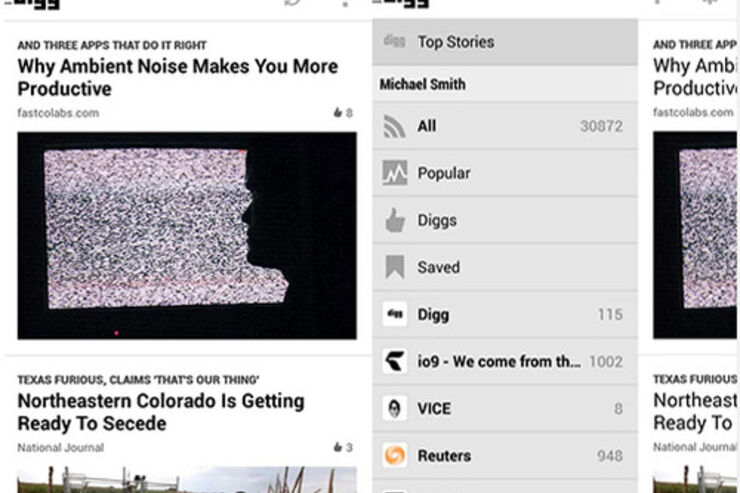 Googleリーダー後継として注目、「Digg」のAndroidアプリがリリース