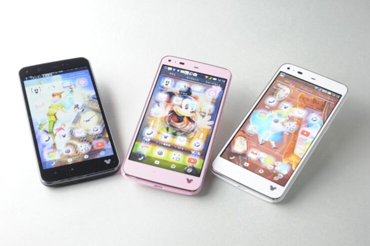 ディズニーの着せ替えが簡単、ドコモ「Disney Mobile on docomo SH-05F」スマホレビュー・スペック一覧