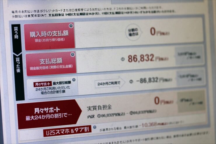 ドコモ スマホ2014-2015年冬春モデル 価格まとめ