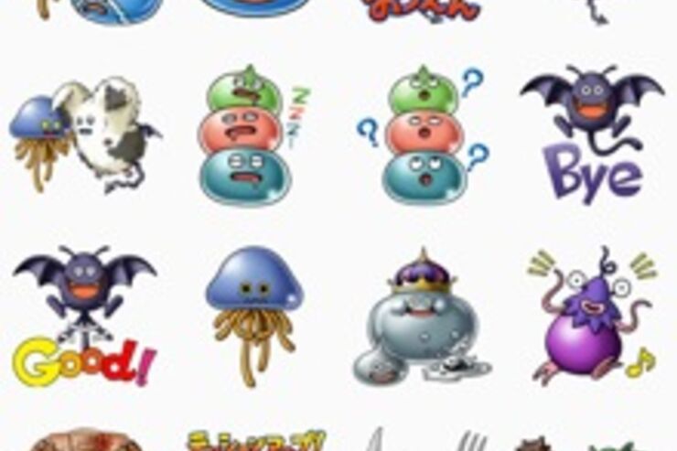 LINEに「ドラゴンクエストⅩ」のオリジナルスタンプが登場、期間限定で無料配布