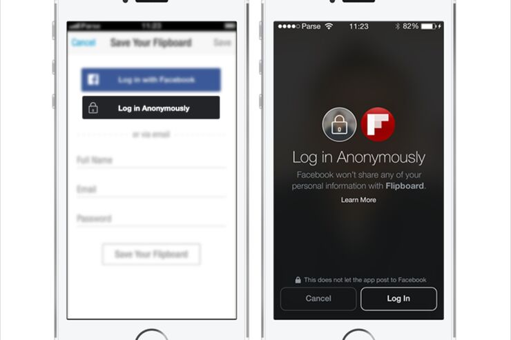 Facebook、個人情報を提供せず他アプリに匿名ソーシャルログインできる機能