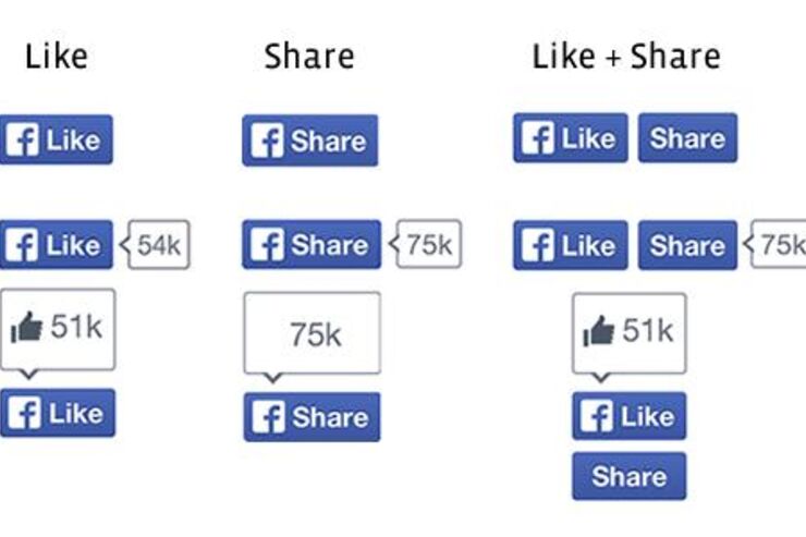 Facebook、いいね！ボタンを青地に白抜き文字のデザインに変更へ　親指マークが消えかける