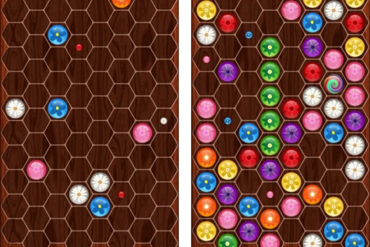 Flower Board：一手をじっくり考えられるパズルゲーム、ハイスコア更新は難しい？