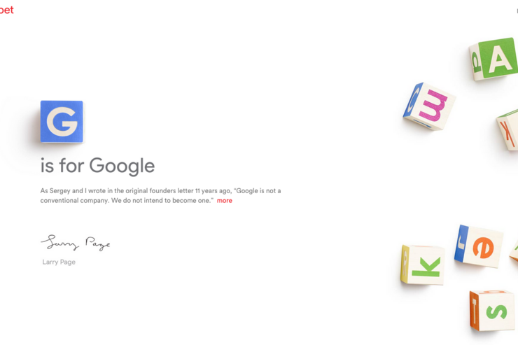 Google創業者が新会社「Alphabet」を設立へ、Googleを子会社化