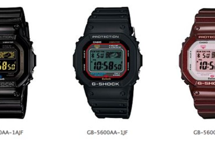 カシオがスマホと連携する「G-SHOCK」を発表、10月より順次発売