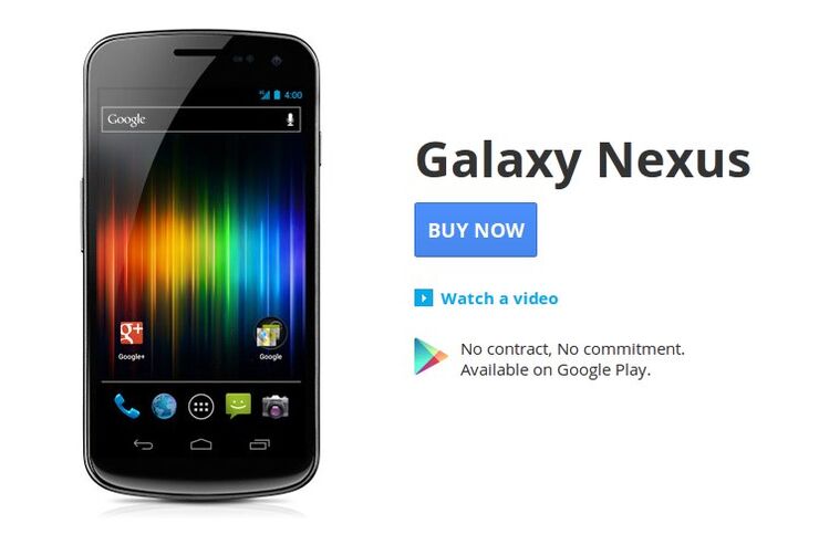米国のGoogle Playでアンロック版「Galaxy Nexus」を発売開始