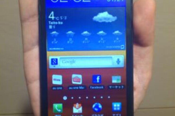 au「GALAXY S II WiMAX ISW11SC」 実機レビュー