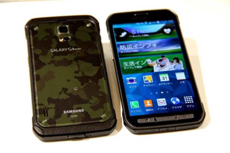 氷の中でも動くほど頑丈、「GALAXY S5 ACTIVE SC-02G」スマホレビュー・スペック一覧