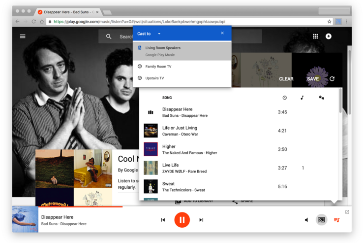 グーグル、Chromeブラウザに「Google Cast」機能を統合
