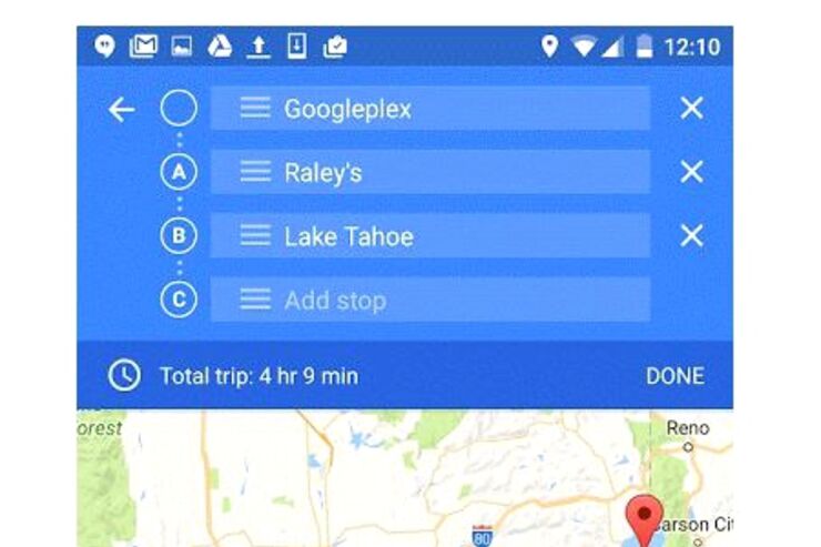 Googleマップ、複数の経由地を追加したルート検索が可能に