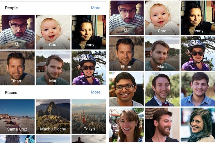 Googleフォト、写っている人物ごとに写真を自動で分類する顔認識機能が追加　名前での検索も