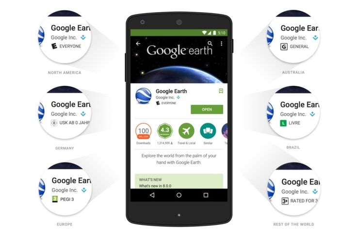 Google Play、専門家チームによるアプリの事前審査を導入　新たなレーティングも採用へ