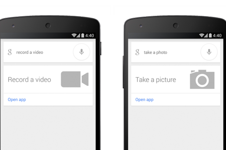 Android端末、音声によるカメラ・ムービー起動が可能に──Google検索がアップデート