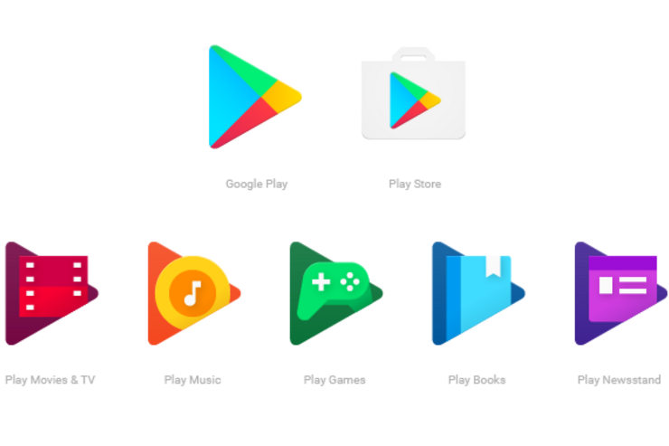 Google、Google Play関連のアイコンを統一感のあるデザインに刷新
