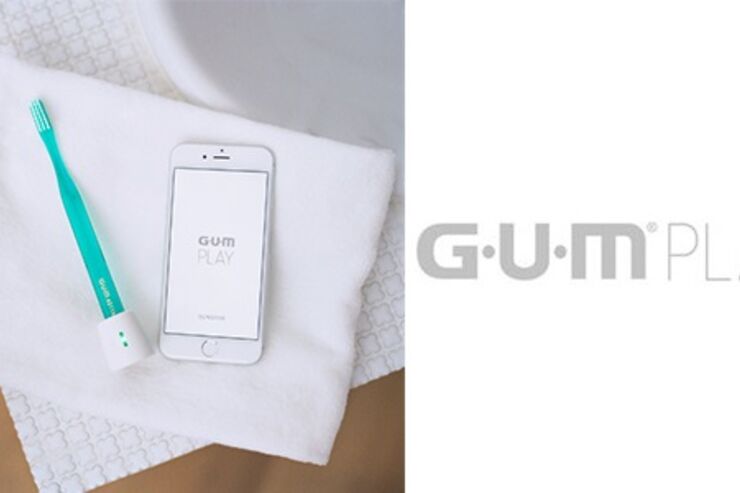 サンスター、普通の歯ブラシに装着するだけで“スマート歯ブラシ”化する小型デバイス「G･U･M PLAY」開発
