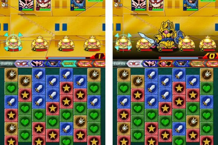 ゴールドラッシュ：ナイトガンダムパズルヒーローズ攻略日記