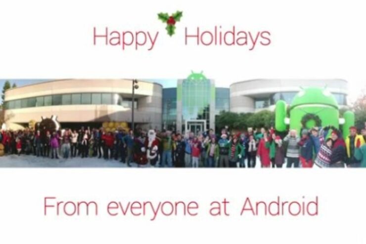 Googleにサンタがやってきた ― Happy Holidays - from Android