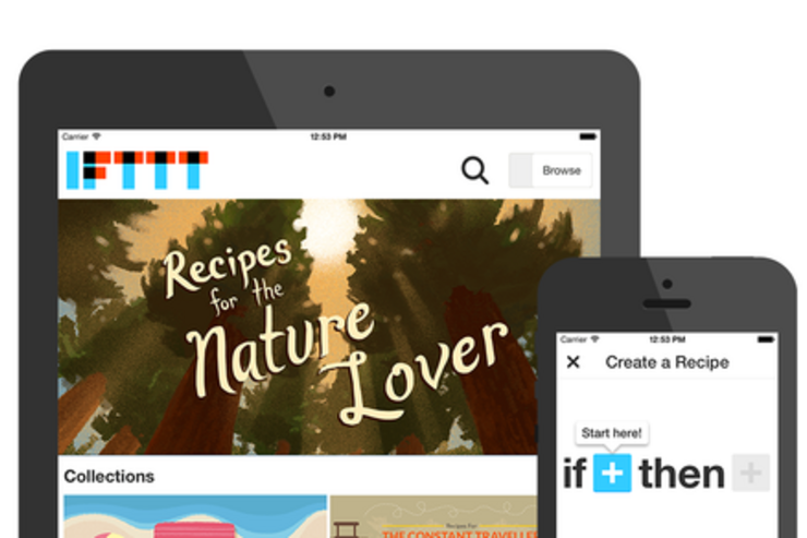 IFTTT、iPadアプリをリリース　iOS通知チャンネルも登場