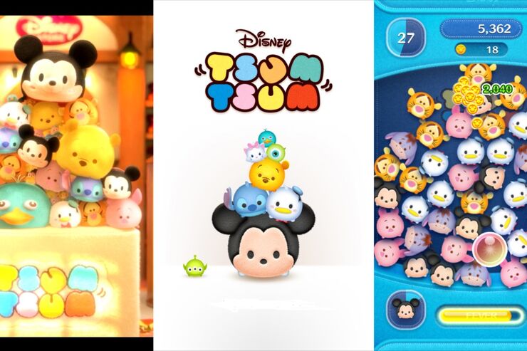 「LINE：ディズニー ツムツム」がリリース、大人気ぬいぐるみのかわいい世界観が楽しめるカジュアルパズル