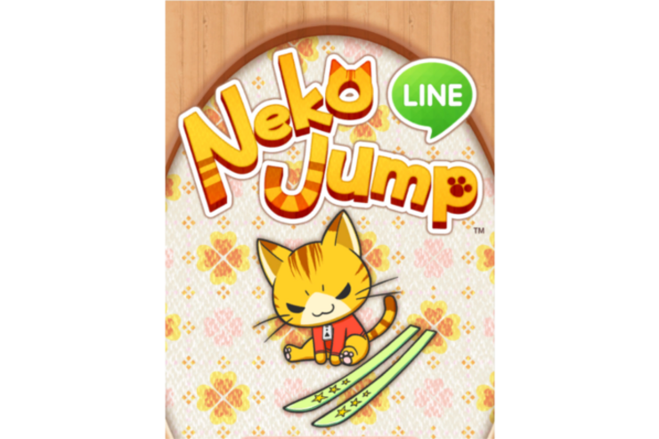 スクエニ制作、ネコが大空へスキージャンプして飛距離を競う「LINE Neko Jump」 #Android #iPhone