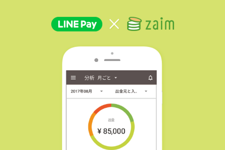 LINE Pay、家計簿アプリ「Zaim」と連携　「マネーフォワード」に続き