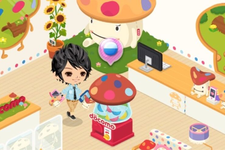 LINE PLAY、松坂桃李がキノコだらけの「ドコモの部屋」に登場