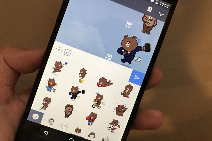 Android版LINEでもスタンプの連打が可能に、画面表示が変更