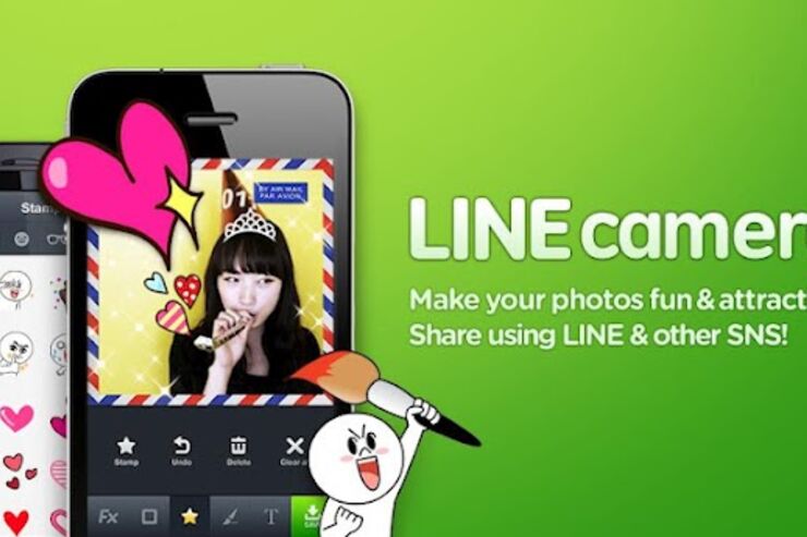 LINE公式カメラアプリ「LINE camera」がGoogle Playに登場、人気キャラでデコった写真を手軽に共有できる