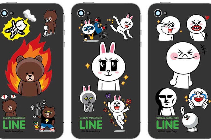 LINEキャラクターでスマホをデコれるシール「スマデコール」が発売