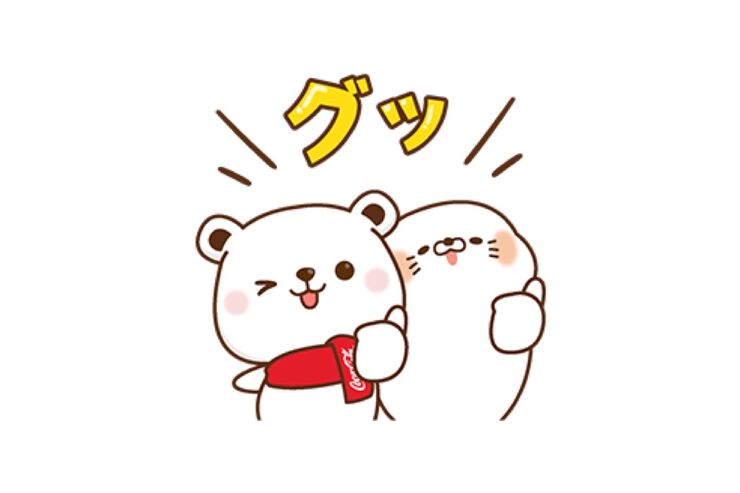 【LINE無料スタンプ】『毒舌あざらし×コカ･コーラ ポーラーベア』が登場、配布期間は2月5日まで