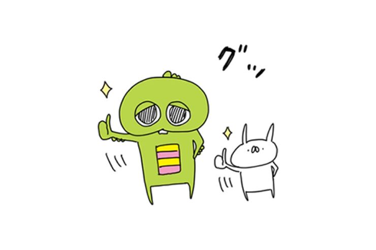 【LINE無料スタンプ】『ガチャピン×うさぎ帝国』が登場、配布期間は4月2日まで